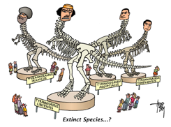 MIDDLE-EAST TYRANTS EXTINCT by Arend Van Dam