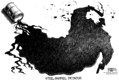 STEEL-BARREL DICTATOR by Nate Beeler