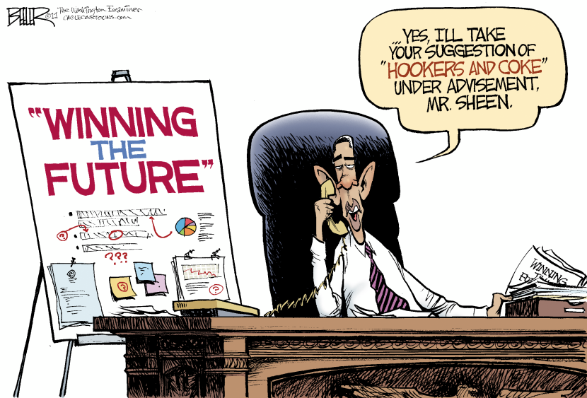 Obama and Sheen Winning COLOR