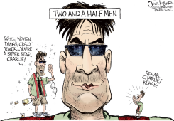 CHARLIE SHEEN by Joe Heller