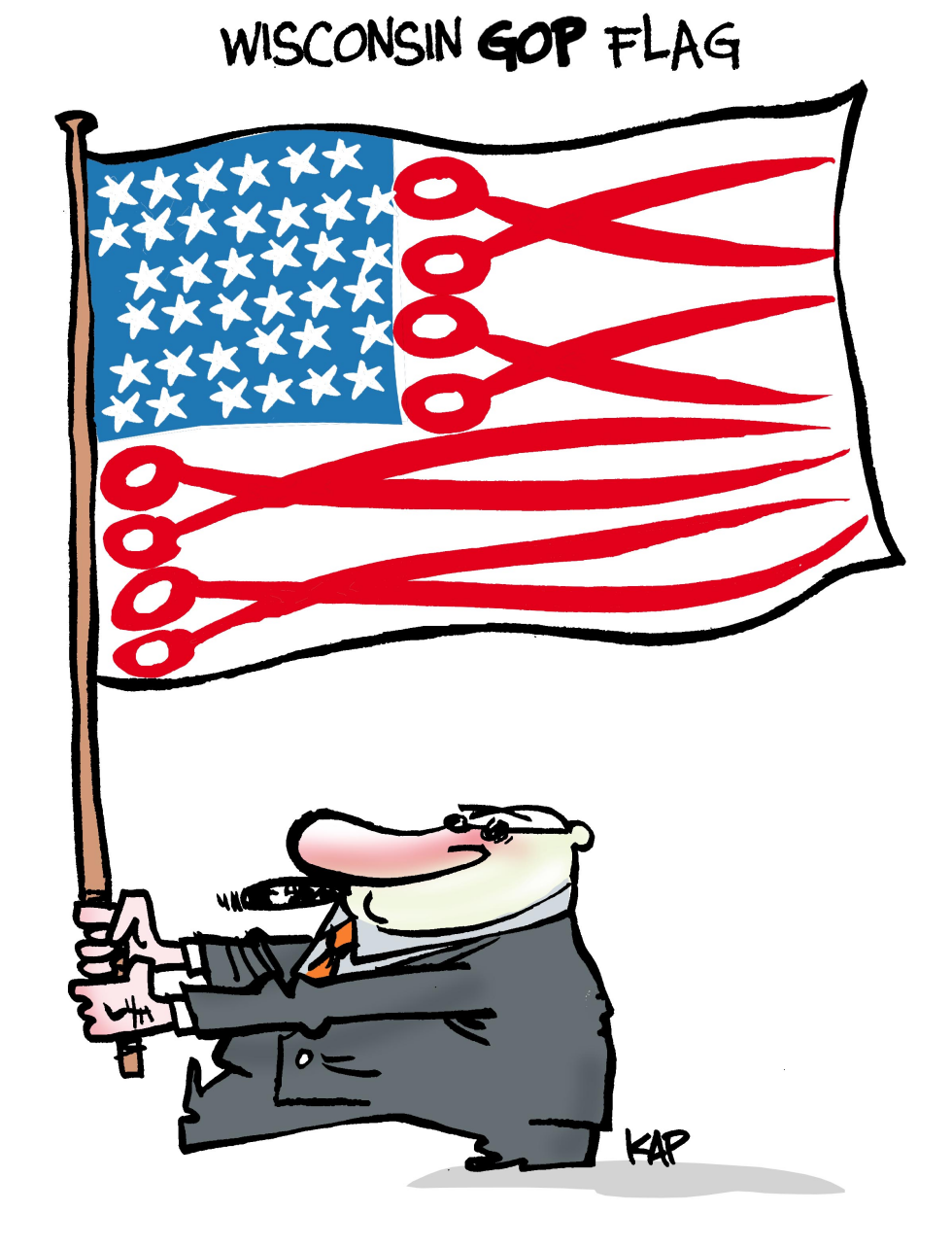 Wisconsin GOP Flag