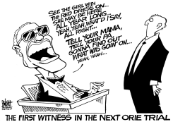 LOCAL- PA, JANE ORIE TRIAL, B/W by Randy Bish