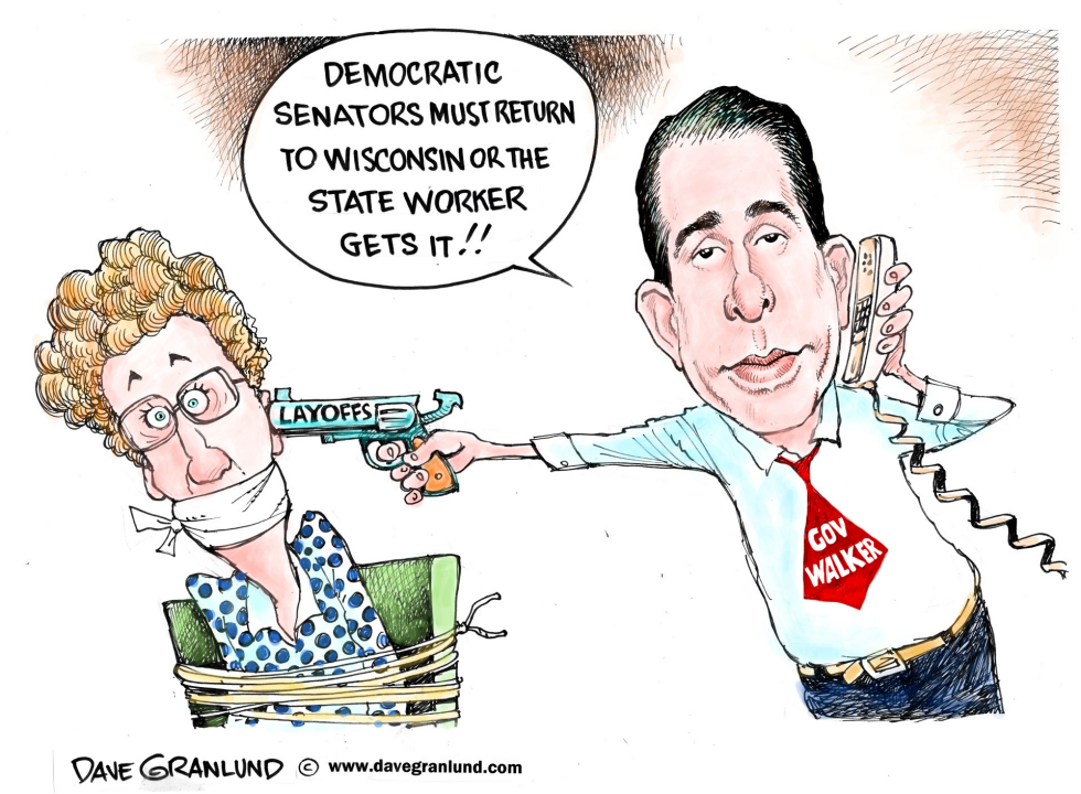 Gov Walker and State worker layoffs