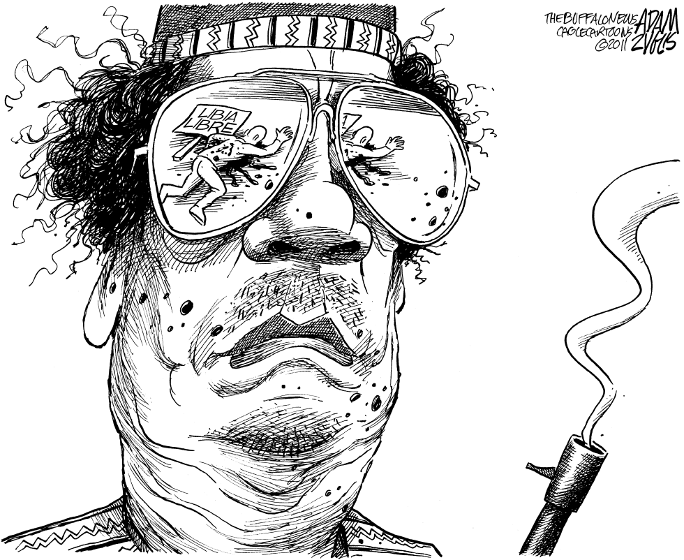  OJOS DE GADDAFI by Adam Zyglis