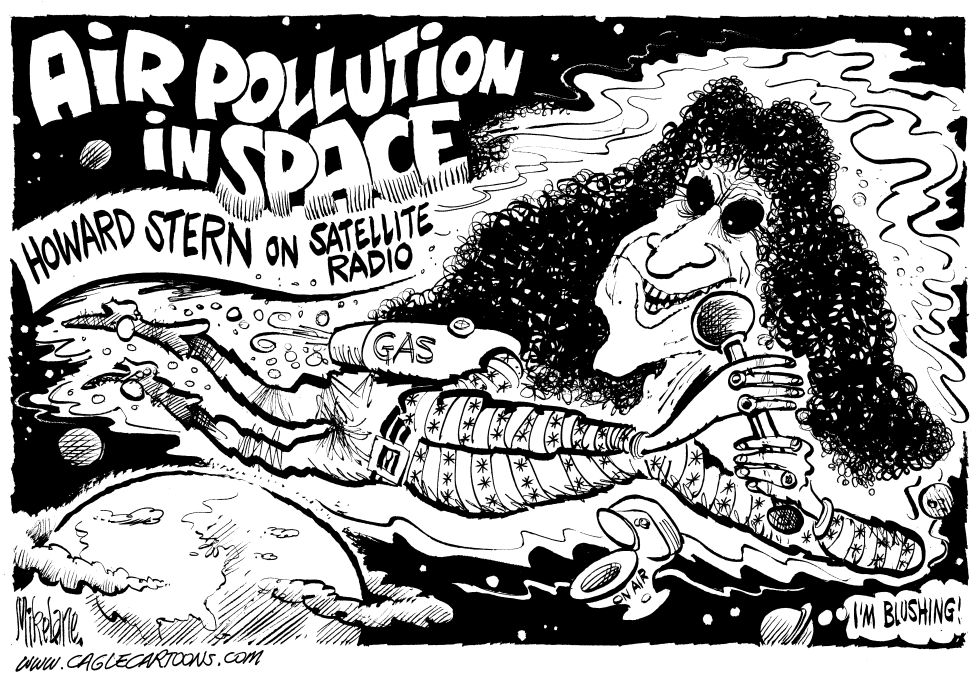  HOWARD STERN AIR AND SPACE POLLUTION by Mike Lane