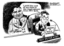 HEARINGS ON MUSLIM EXTREMISM by Jimmy Margulies