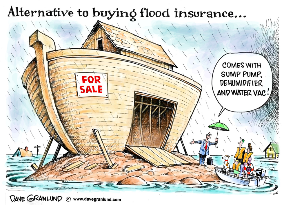  FLOOD INSURANCE ALTERNATIVE by Dave Granlund