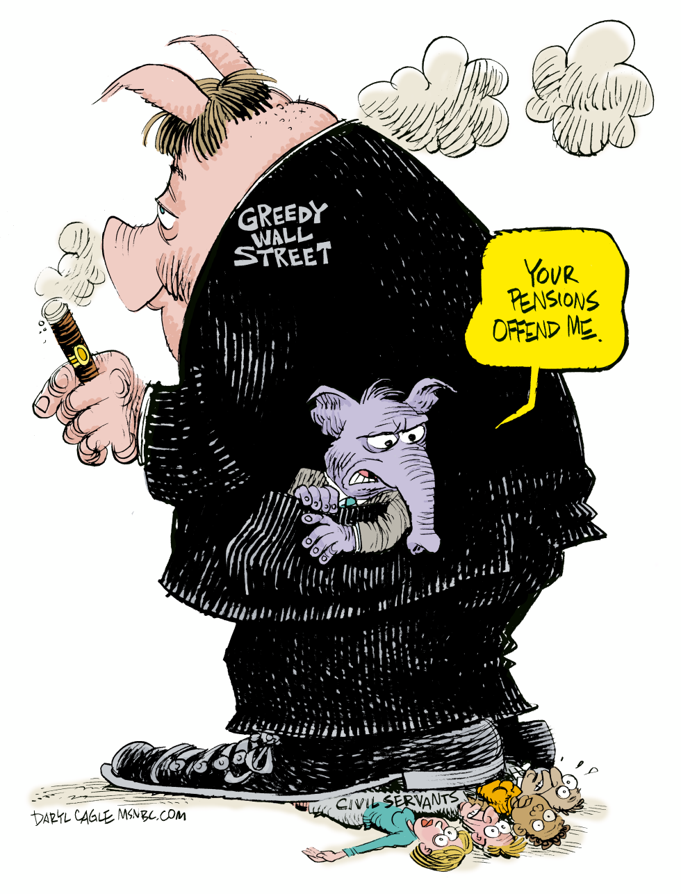 GOP and Civil Servant Pensions Color