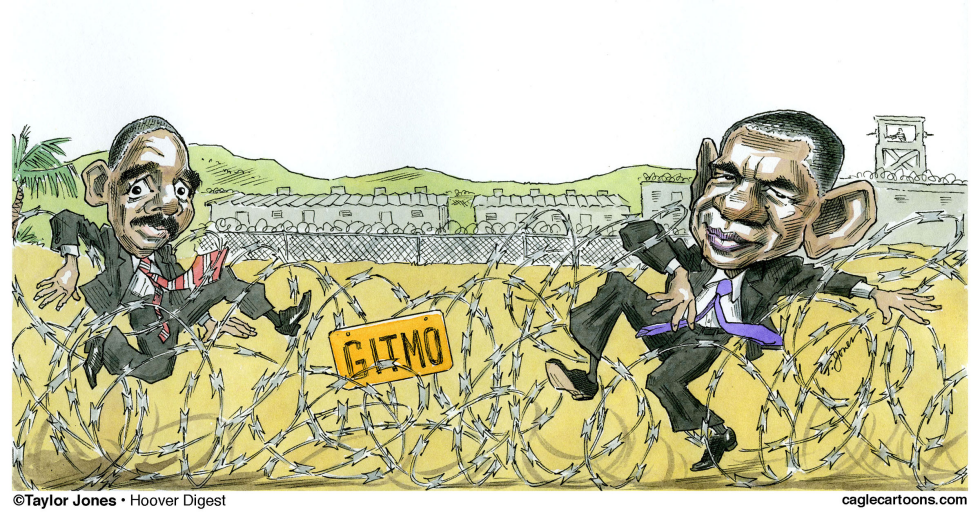  OBAMA Y HOLDER EN EL LIMBO  by Taylor Jones