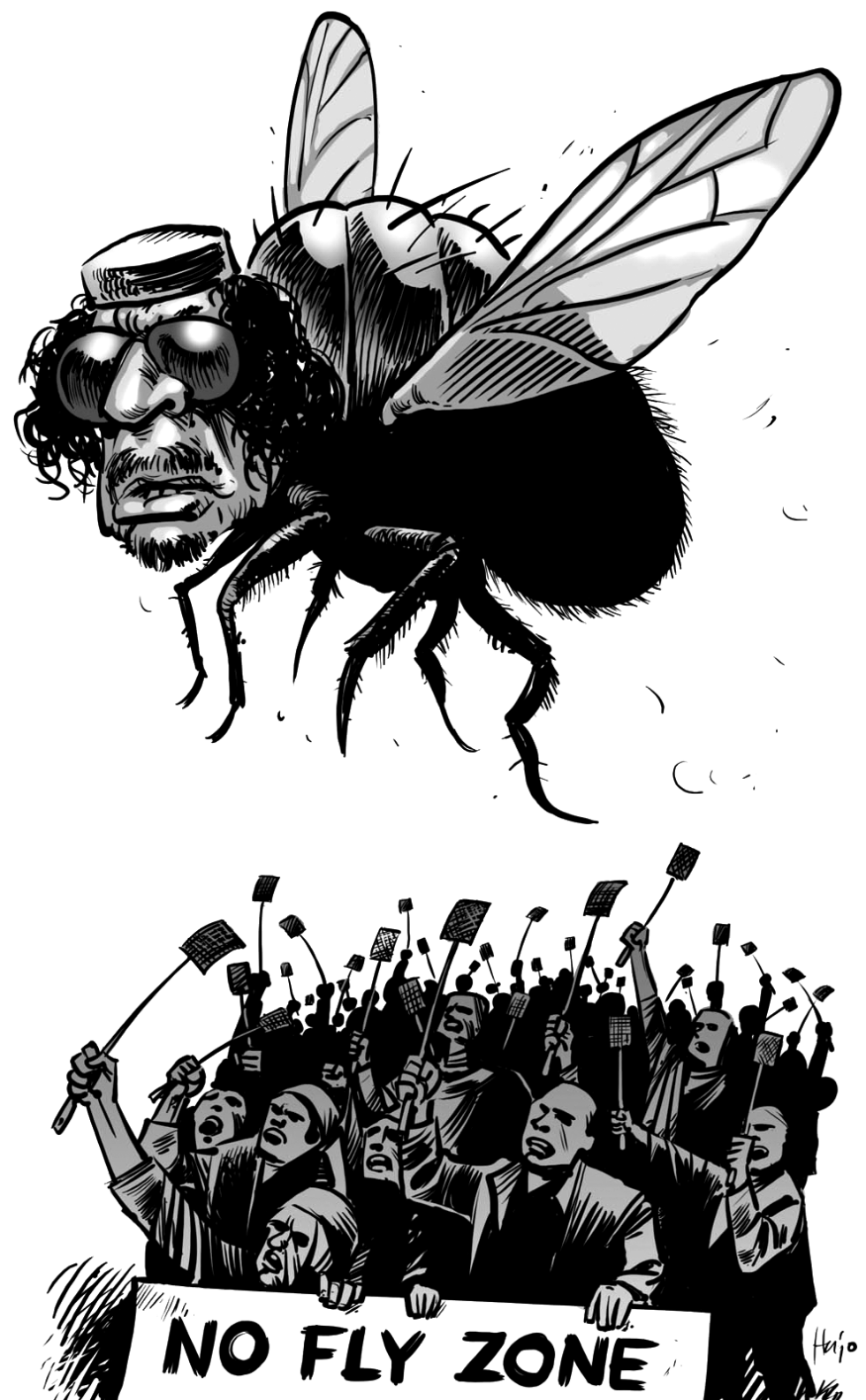 no fly zone Grayscale