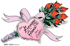  SADDAM VALENTINE by Daryl Cagle