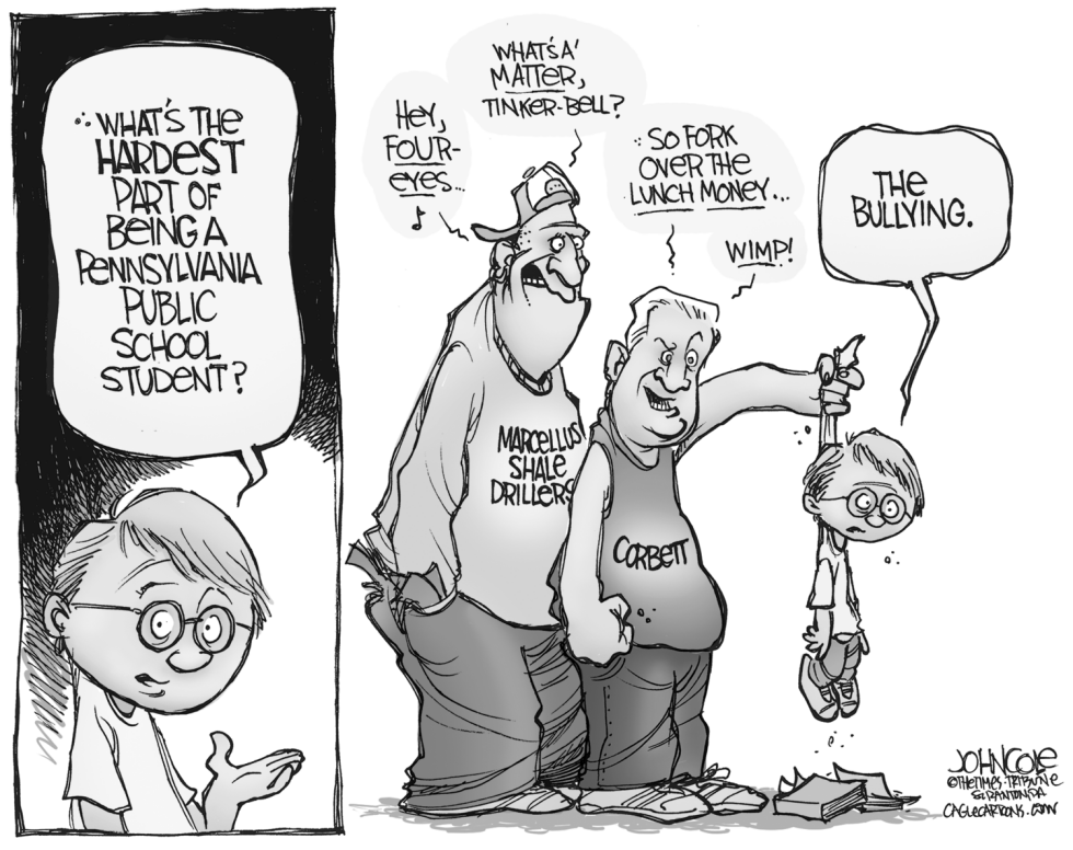 LOCAL PA -- The bully governor BW
