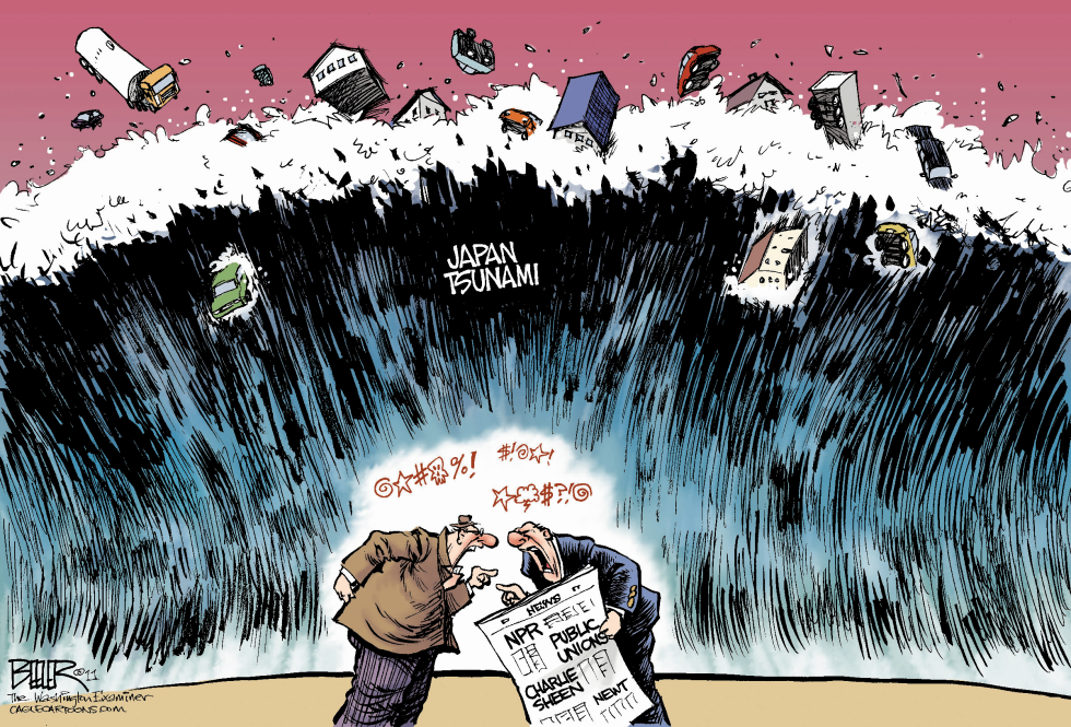  THE TSUNAMI by Nate Beeler