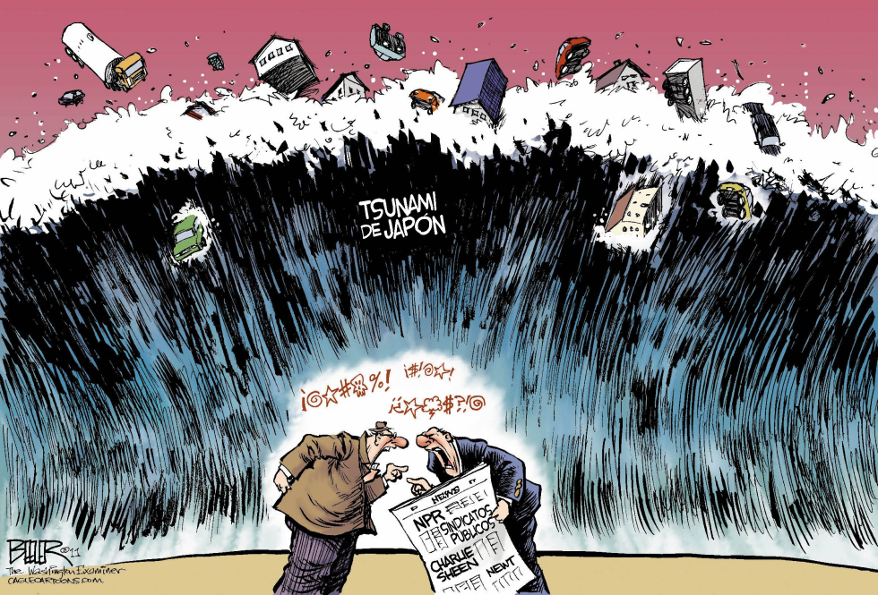  EL TSUNAMI  by Nate Beeler