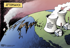 JAPAN AFTERSHOCKS  by Nate Beeler
