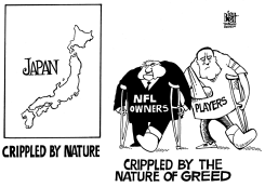 NFL LOCKOUT, B/W by Randy Bish