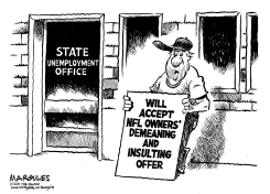 NFL LOCKOUT by Jimmy Margulies