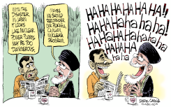JAPAN NUCLEAR DISASTER IN IRAN by Daryl Cagle