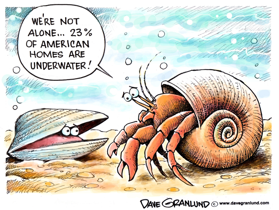  HOMES UNDERWATER by Dave Granlund