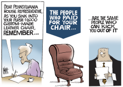 LOCAL- PA BUYS NEW CHAIRS FOR ITS LEADERS, by Randy Bish