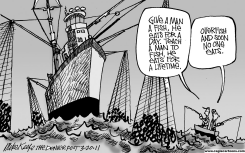 OVERFISHING by Mike Keefe