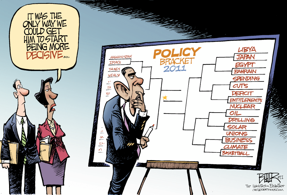  THE POLICY BRACKET by Nate Beeler