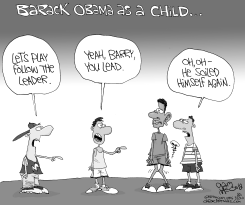 OBAMA AS CHILD by Gary McCoy