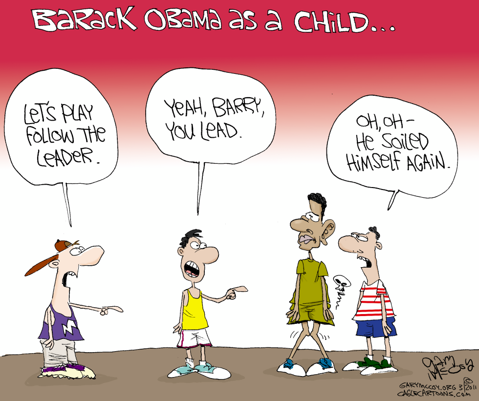 Obama As Child COLOR