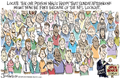 NFL LOCKOUT by Joe Heller