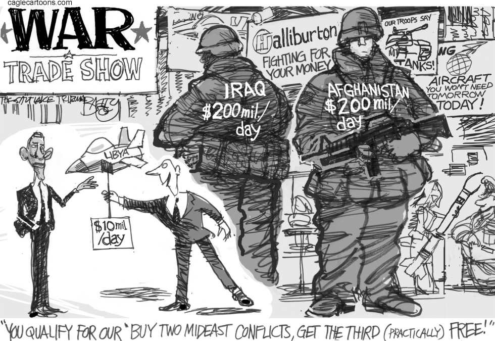  WAR COST by Pat Bagley