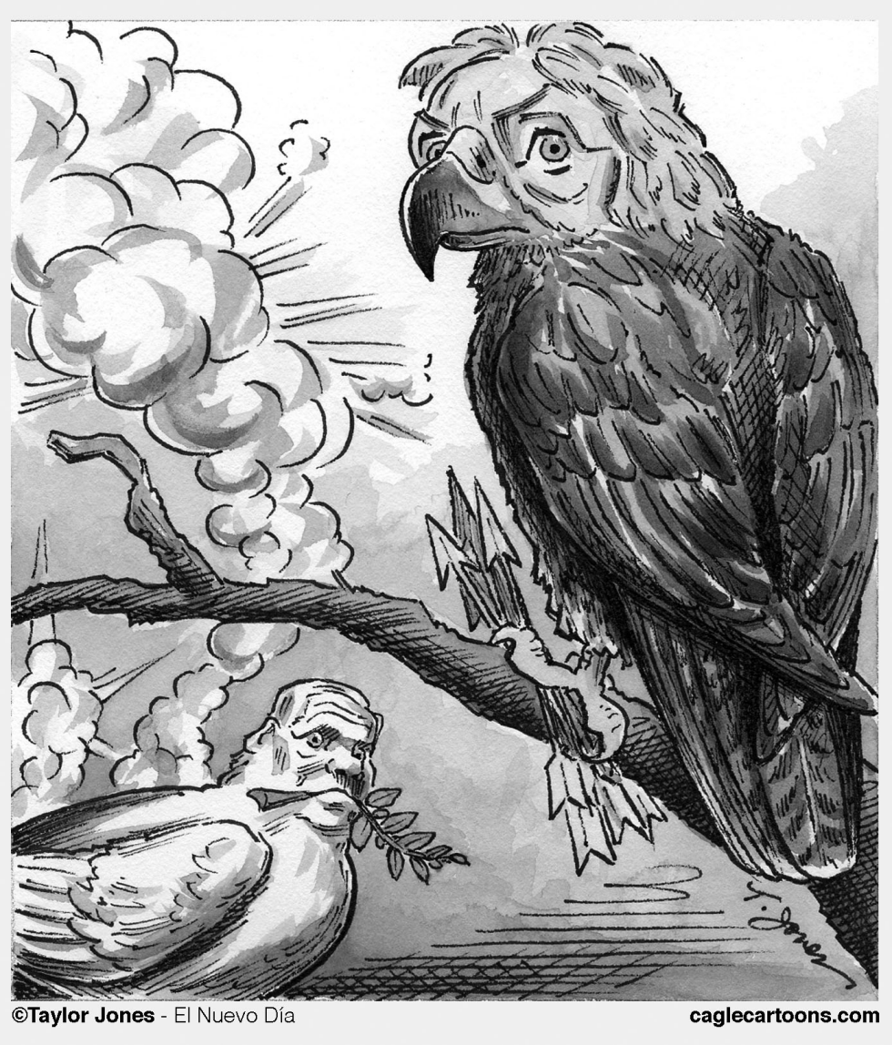 Hillary and Gates - Hawk and Dove