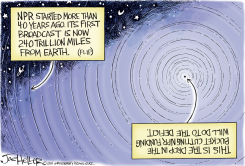 NPR DEFUNDING by Joe Heller