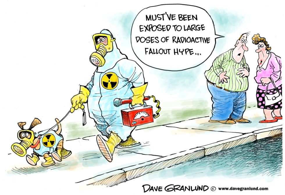 Radiation fallout fears
