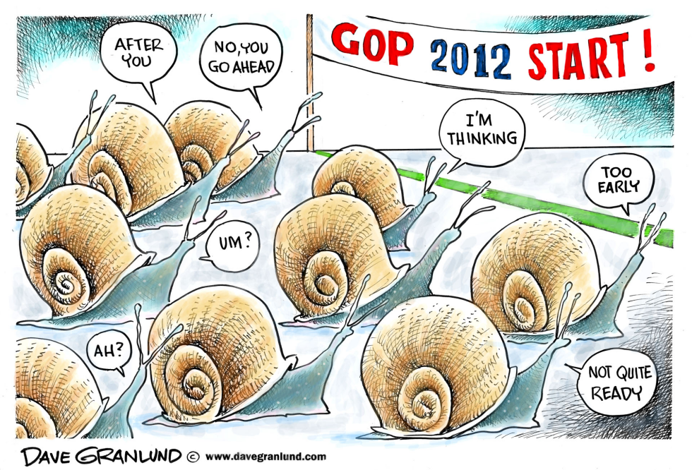  GOP 2012 HOPEFULS by Dave Granlund