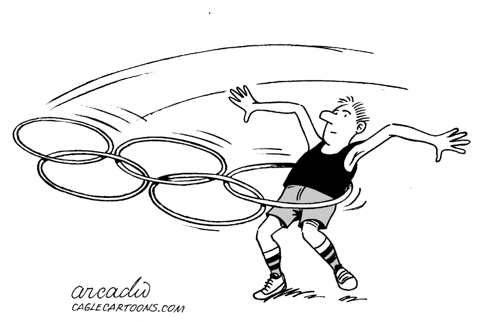  OLYMPIC HULA HOOP by Arcadio Esquivel