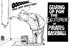 LOCAL- PITTSBURGH PIRATES, B/W by Randy Bish
