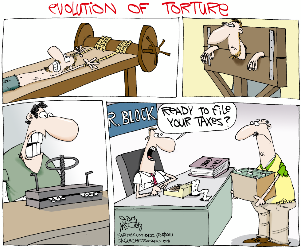 Tortured By Taxes COLOR
