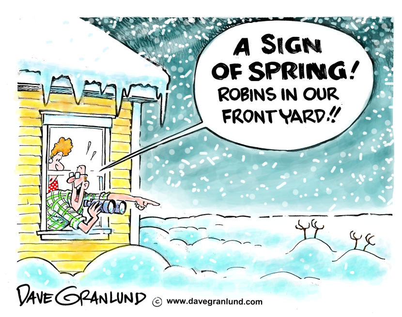 Spring snowstorm