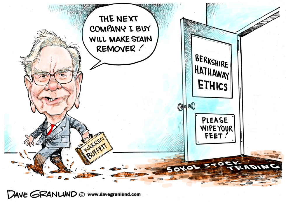 Warren Buffett and stains