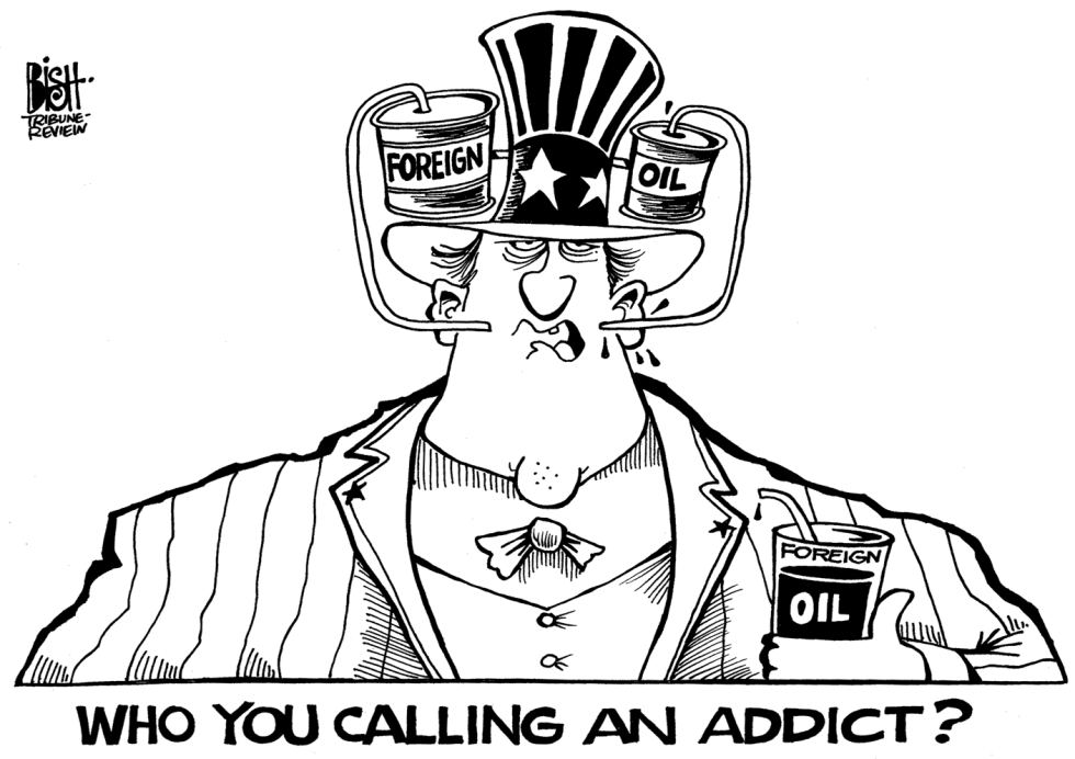 FOREIGN OIL, B/W