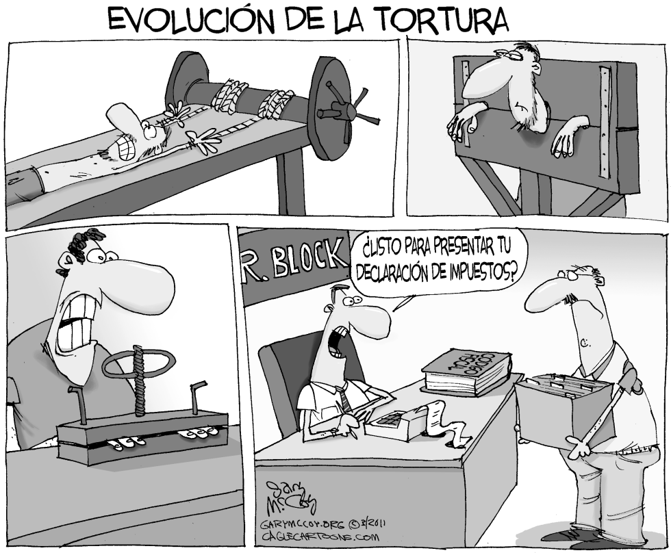 Torturado por los Impuestos