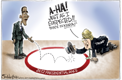 OBAMA 2012 by Joe Heller
