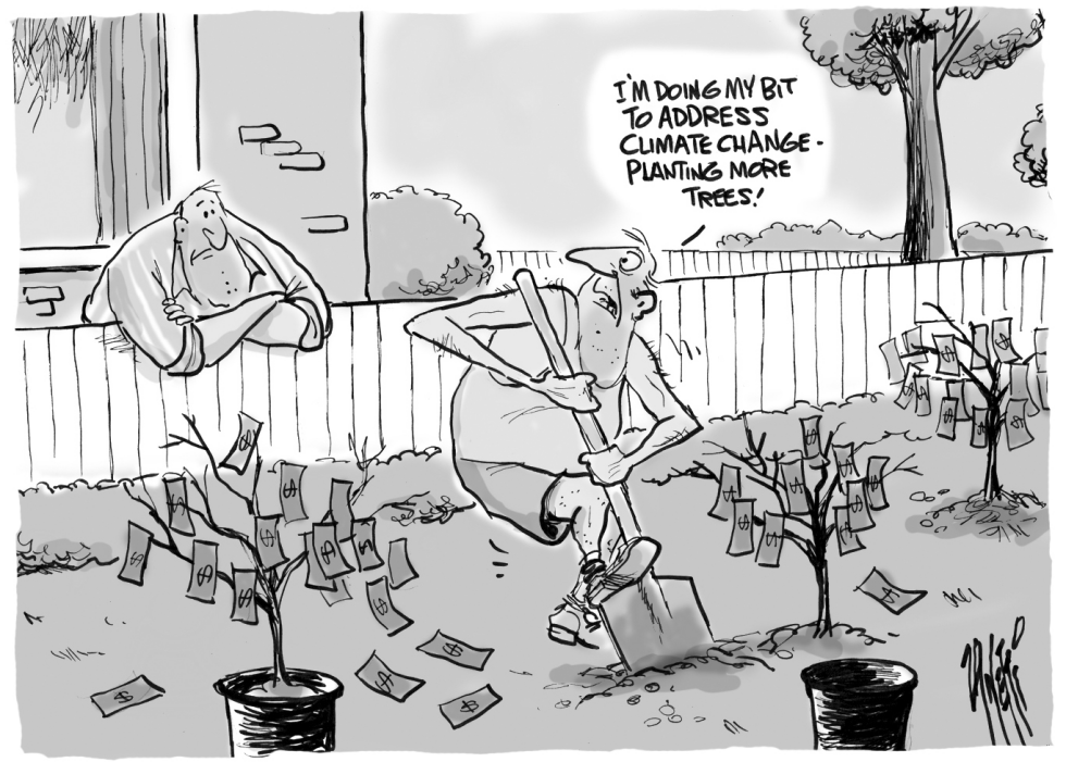 Climate Change Cost bw