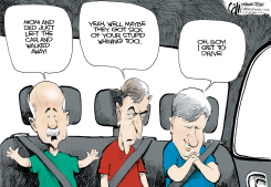 CANADA BACKSEAT by Cam Cardow