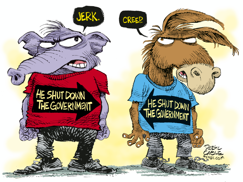 Government Shut Down Color