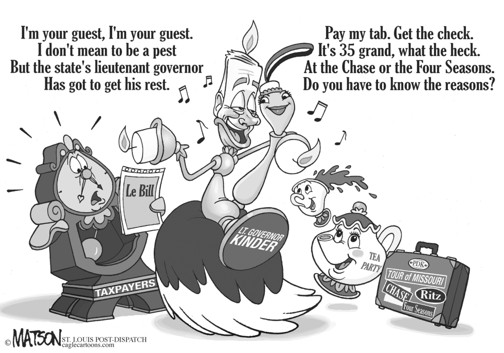 Local MO-Lt. Governor Kinder Bills Taxpayers for Lavish Lifestyle
