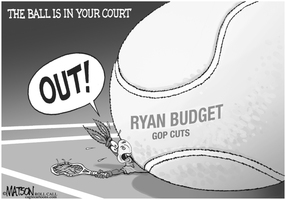  DEMOCRATS RESPOND TO PAUL RYAN BUDGET PLAN by RJ Matson