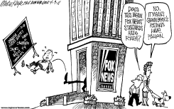 FOXNEWS DROPS BECK by Mike Keefe