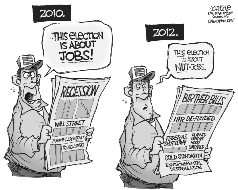 Jobs vs Nut-Jobs BW