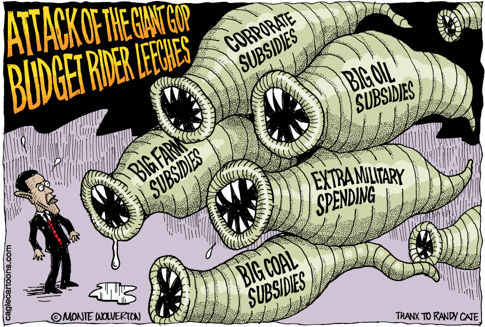 Attack of the GOP Budget Rider Leeches COLOR